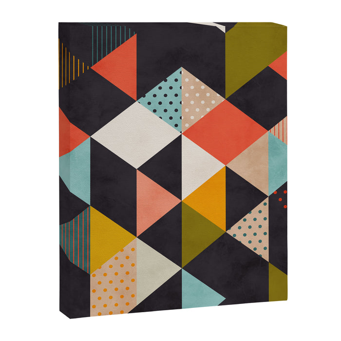 geometry mid century Canvas Print Gallery Image 1