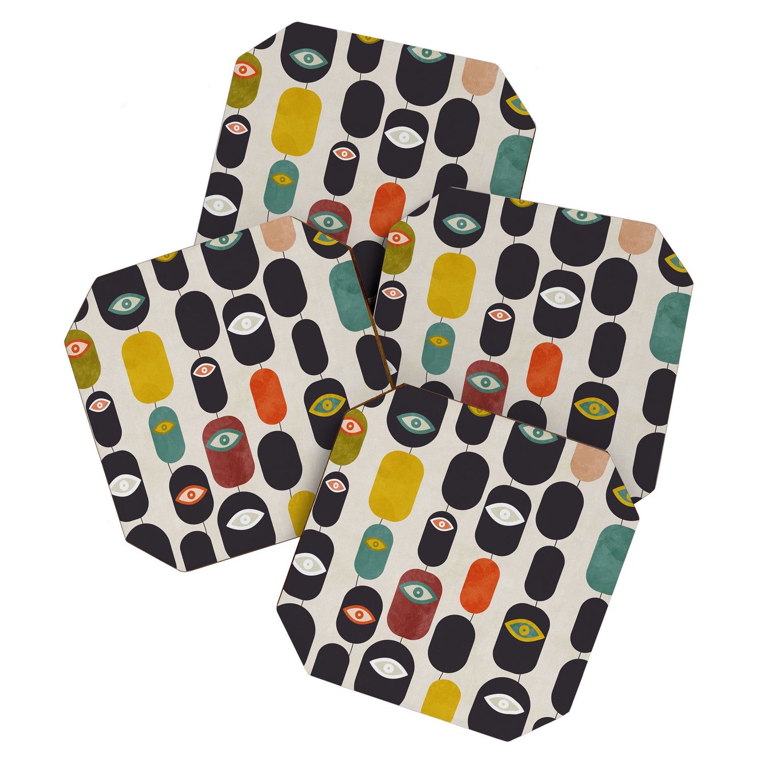 geometry mid mod eyes Coaster Gallery Image 1