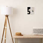 geometry mid modern black white III Canvas Print Gallery Image 2