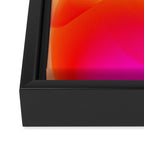 gradient design abstract Framed Canvas Print Gallery Image 3