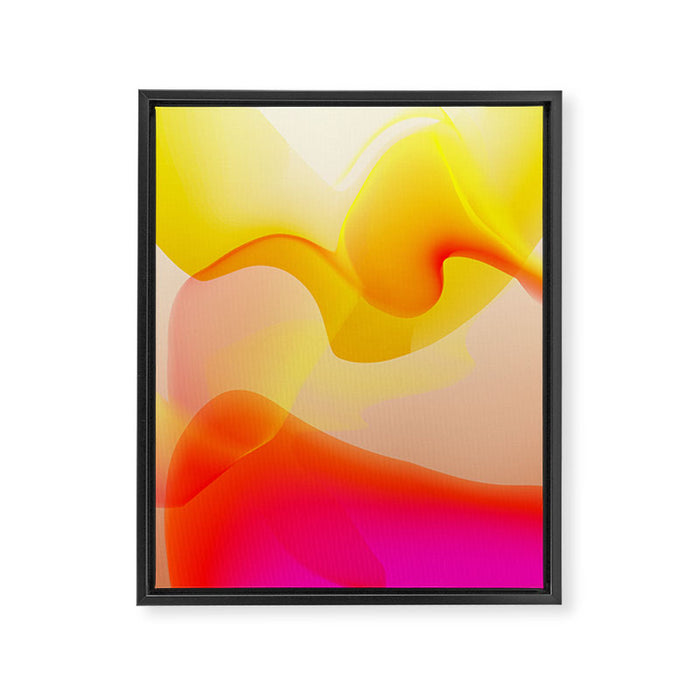 gradient design abstract Framed Canvas Print Gallery Image 1