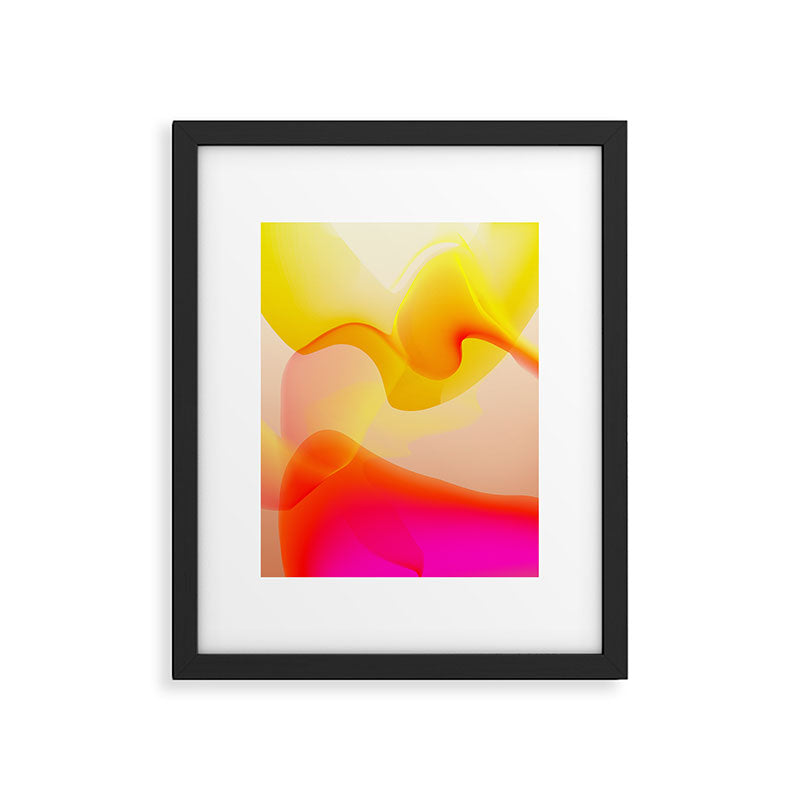 gradient design abstract Framed Art Print Gallery Image 5