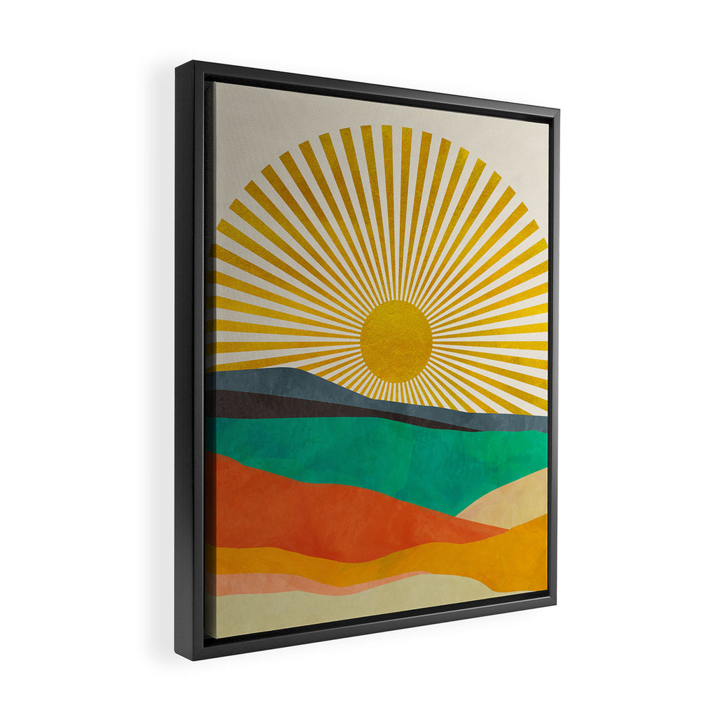 hope sun Framed Canvas Print Gallery Image 2