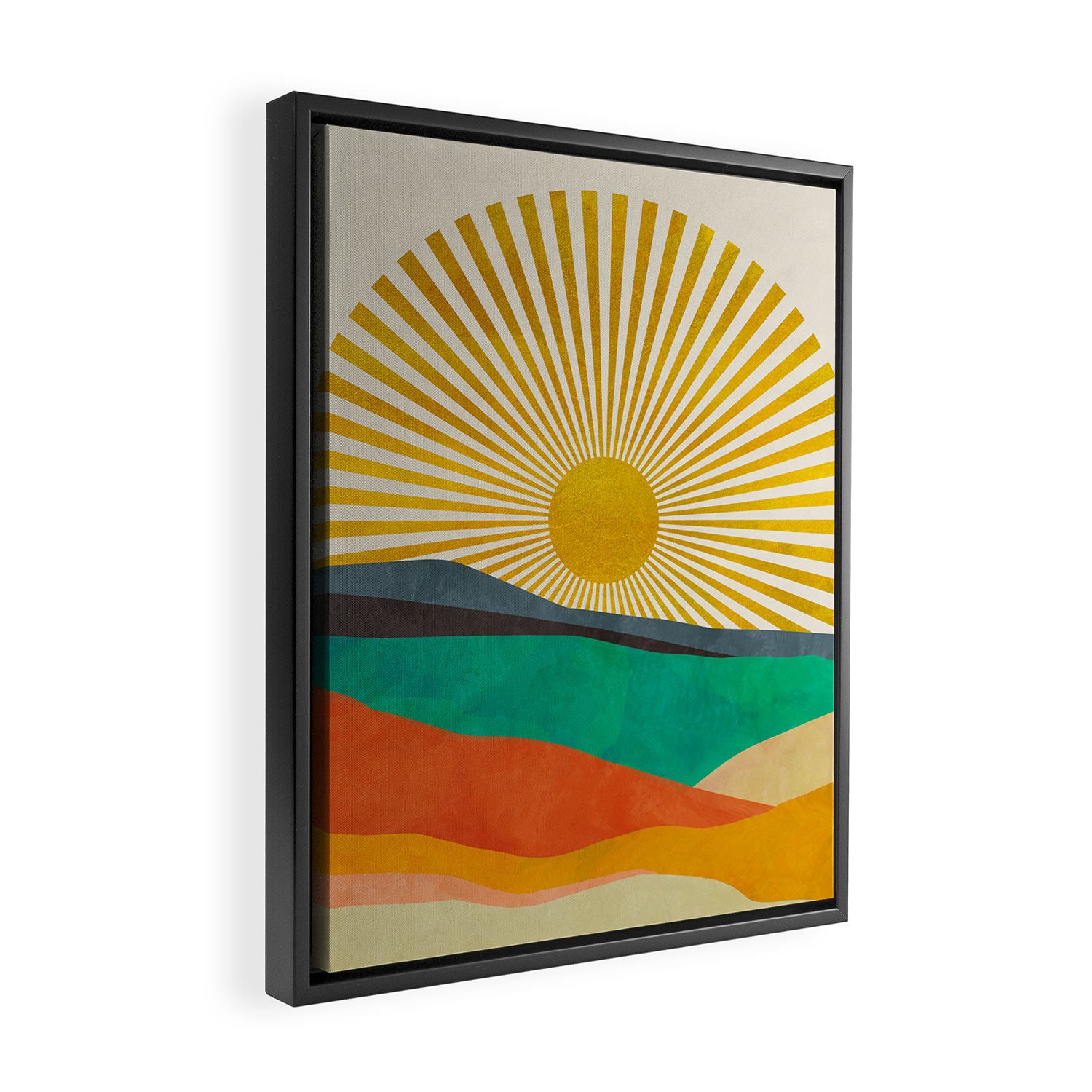 hope sun Framed Canvas Print Gallery Image 2