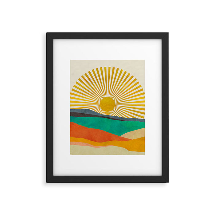 hope sun Framed Art Print Gallery Image 1