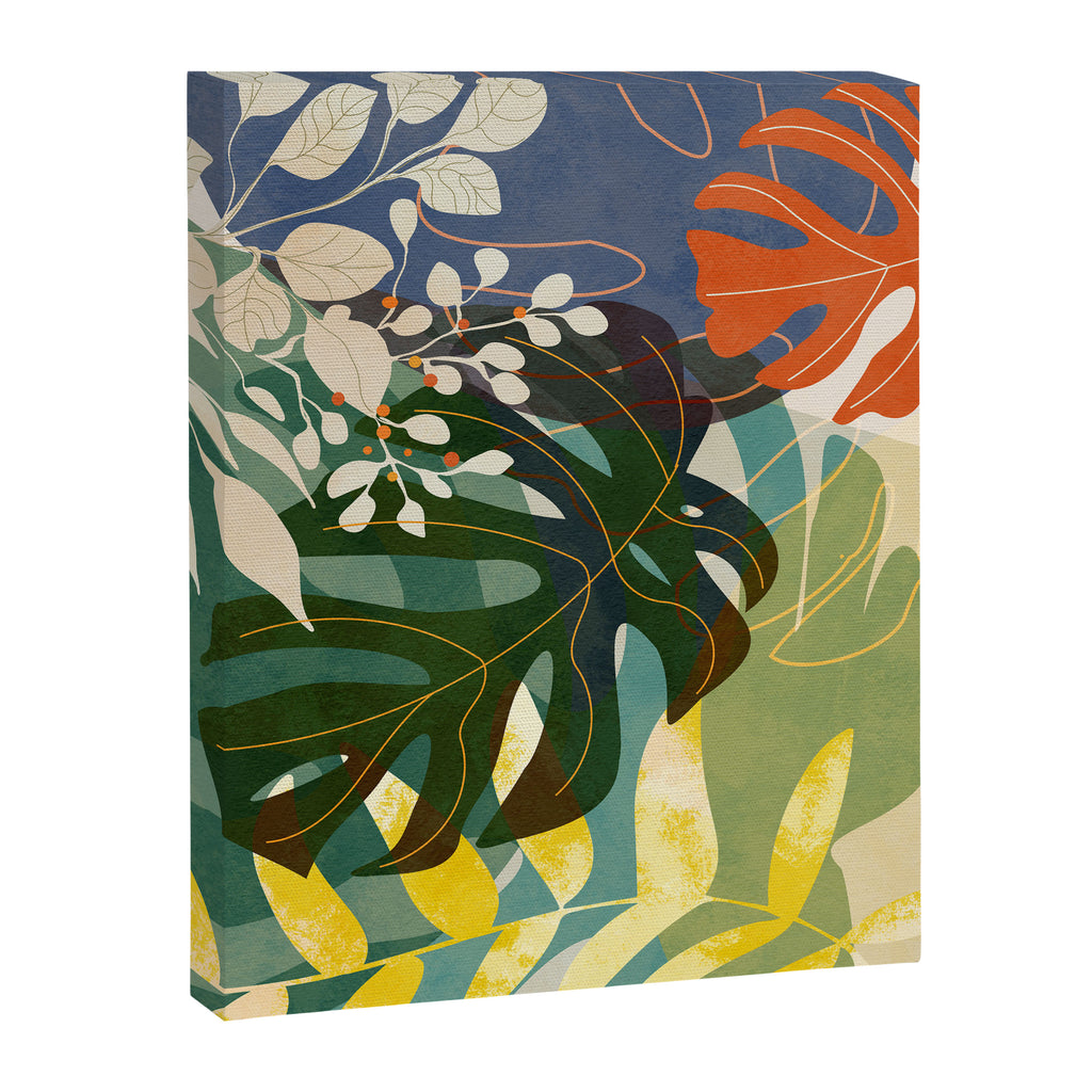 Leaves tropical Canvas Print Gallery Image 6