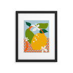 lemon fruit abstraction Framed Art Print Gallery Image 5