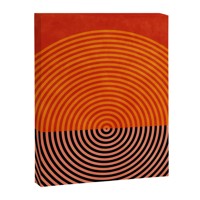 lines and shapes 1 abstract geometric Canvas Print Gallery Image 1