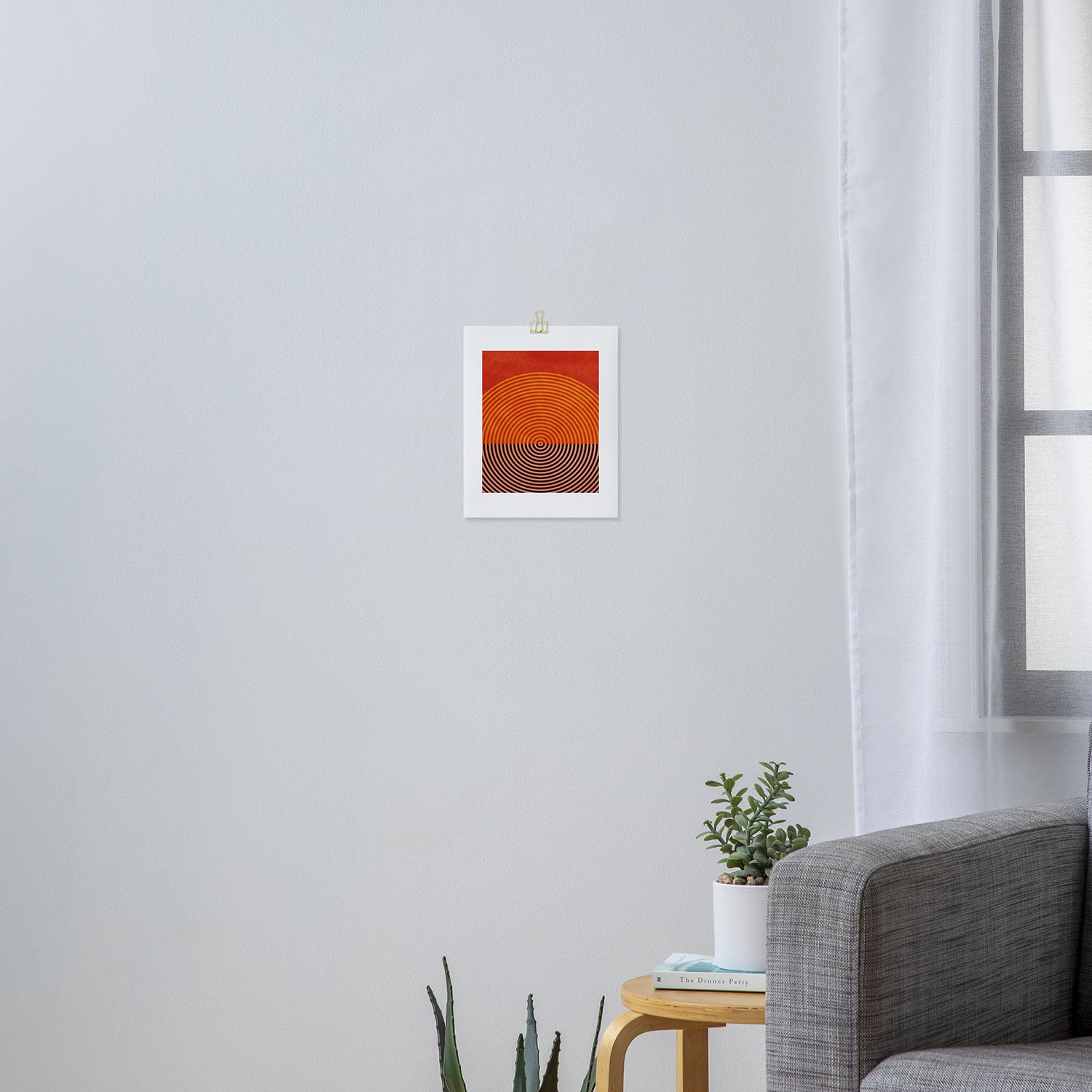 lines and shapes 1 abstract geometric Art Print Gallery Image 3