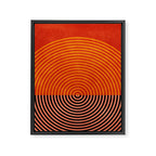 lines and shapes 1 abstract geometric Framed Canvas Print Gallery Image 8