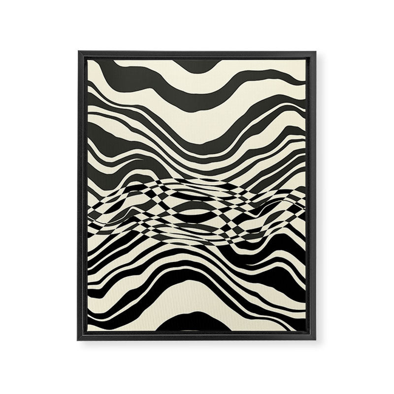 lines Framed Canvas Print Gallery Image 8