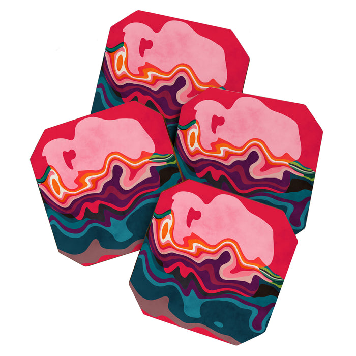 liquid shapes Coaster Gallery Image 1