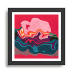 liquid shapes Framed Art Print Gallery Image 1
