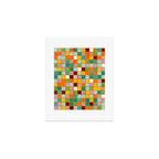 little sunny checkers Art Print Gallery Image 1