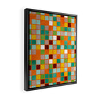 little sunny checkers Framed Canvas Print Gallery Image 2