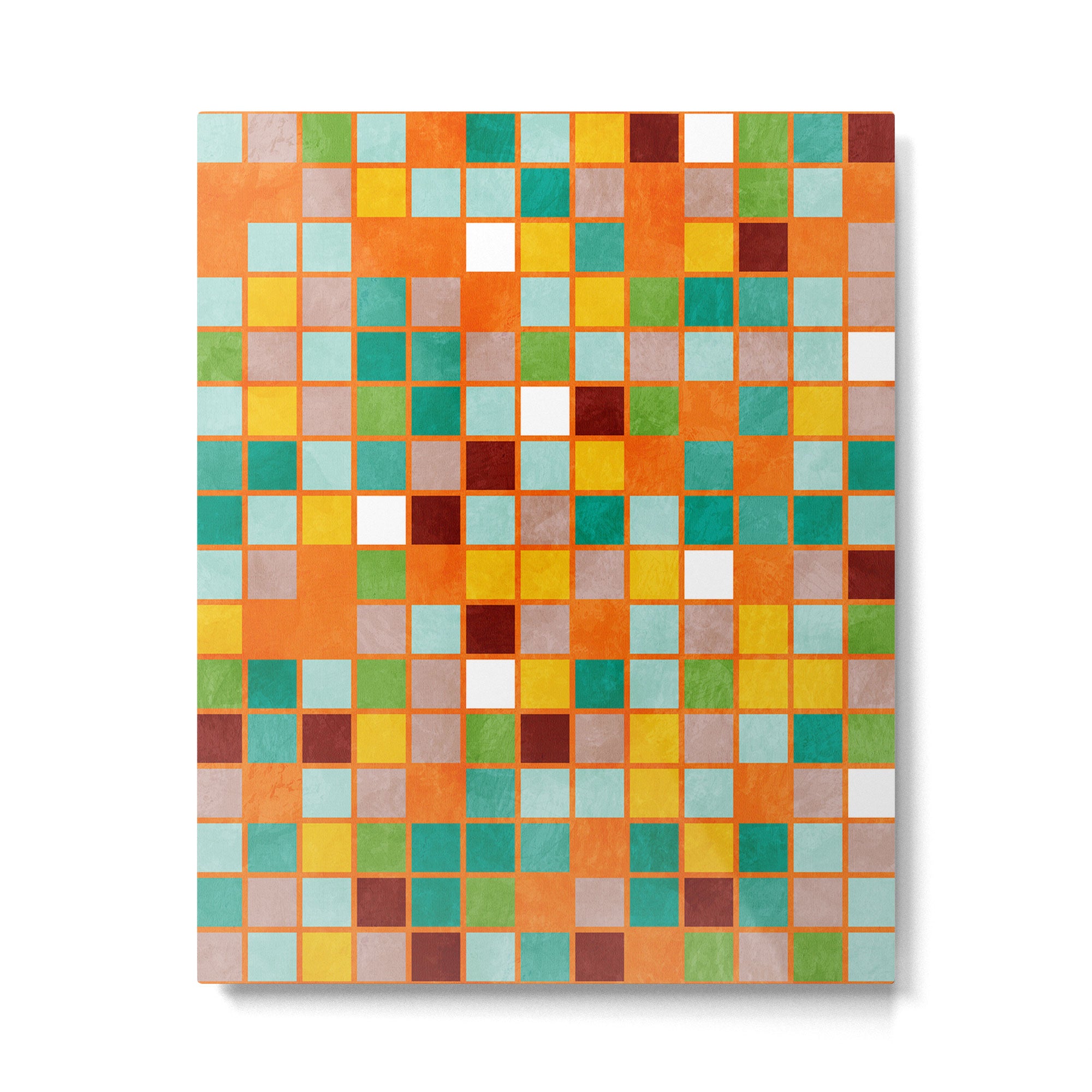 little sunny checkers Metal Print Gallery Image 6