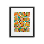 little sunny checkers Framed Art Print Gallery Image 6