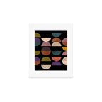 mid century abstract geometric autumn 3 Art Print Gallery Image 1