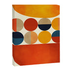 mid century abstract geometric Canvas Print Gallery Image 6