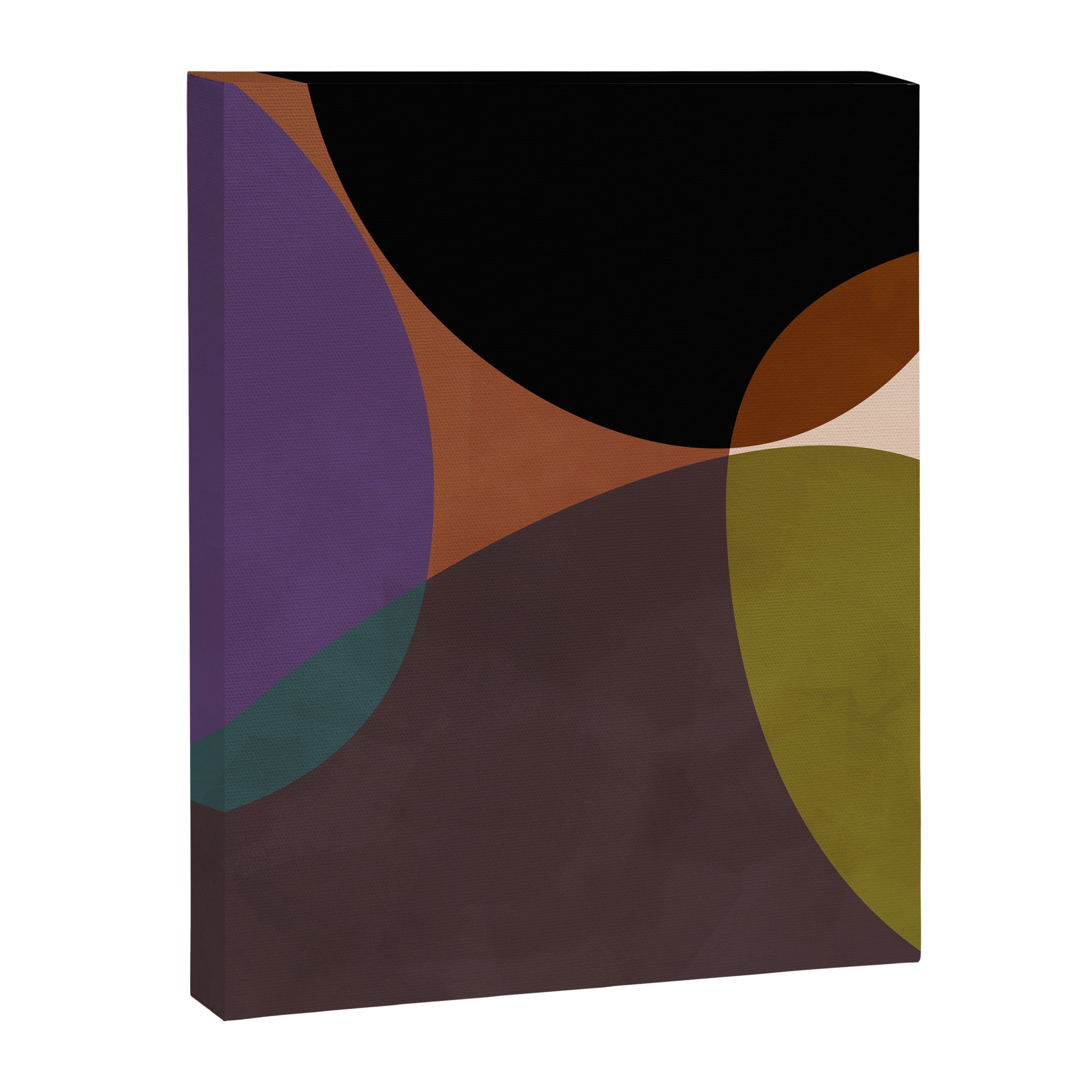 mid century abstract geometric autumn 2 Canvas Print Gallery Image 8