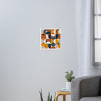 mid century abstract shapes fall winter 3 Art Print Gallery Image 3