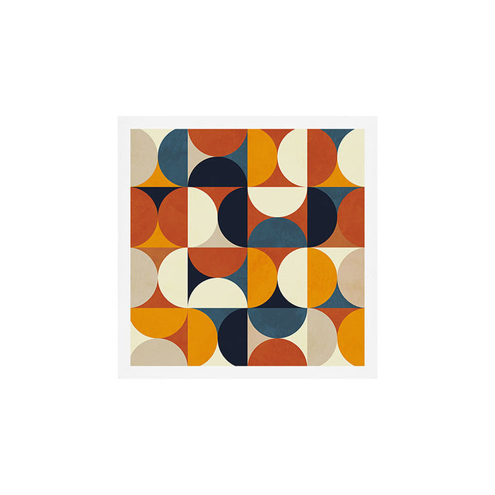 mid century abstract shapes fall winter 3 Art Print Gallery Image 1
