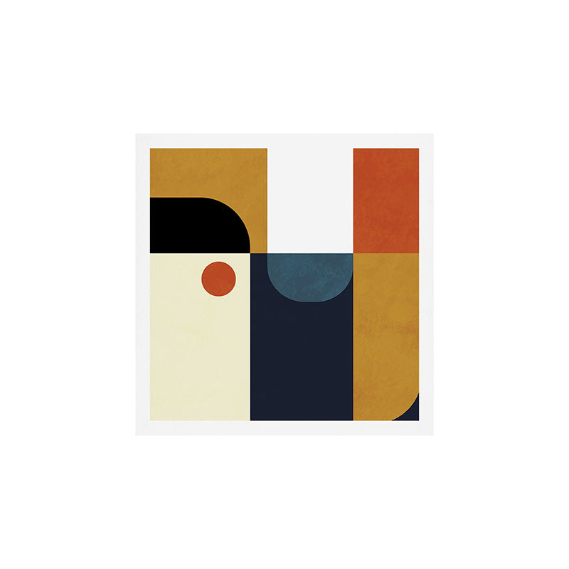 mid century abstract shapes fall winter 4 Art Print Gallery Image 1