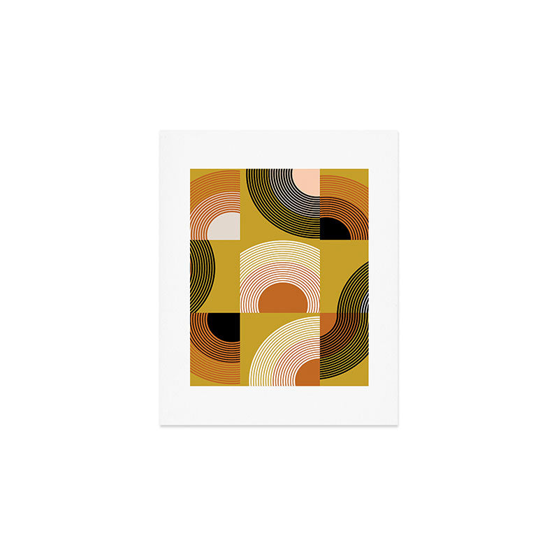 mid century arcs Art Print Gallery Image 1