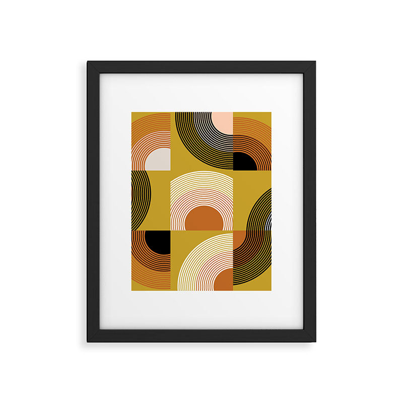 mid century arcs Framed Art Print Gallery Image 6