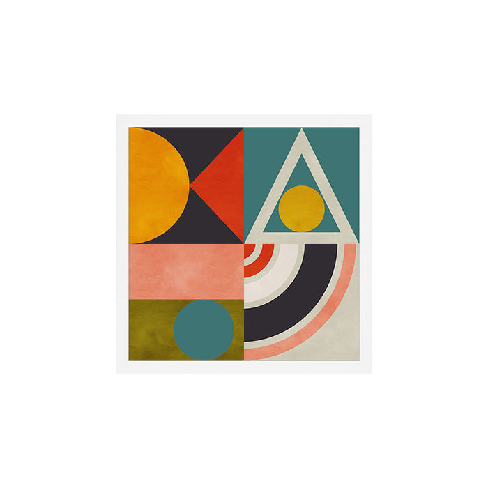 mid century bauhaus geometry abstract 2020 2 Art Print Gallery Image 1