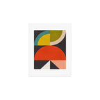 mid century bauhaus geometric large 3 Art Print Gallery Image 1