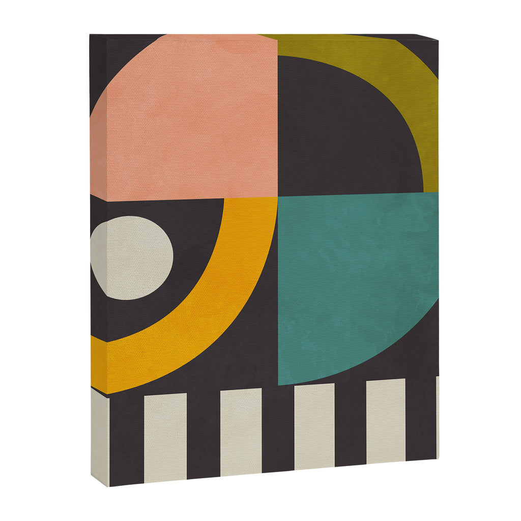 mid century bauhaus geometric large 4 Canvas Print Gallery Image 6