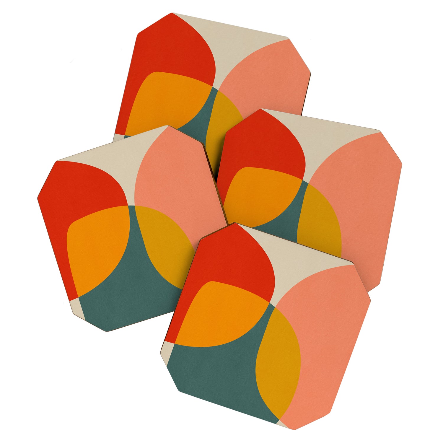 mid century bauhaus modern 2021 3 Coaster Gallery Image 1