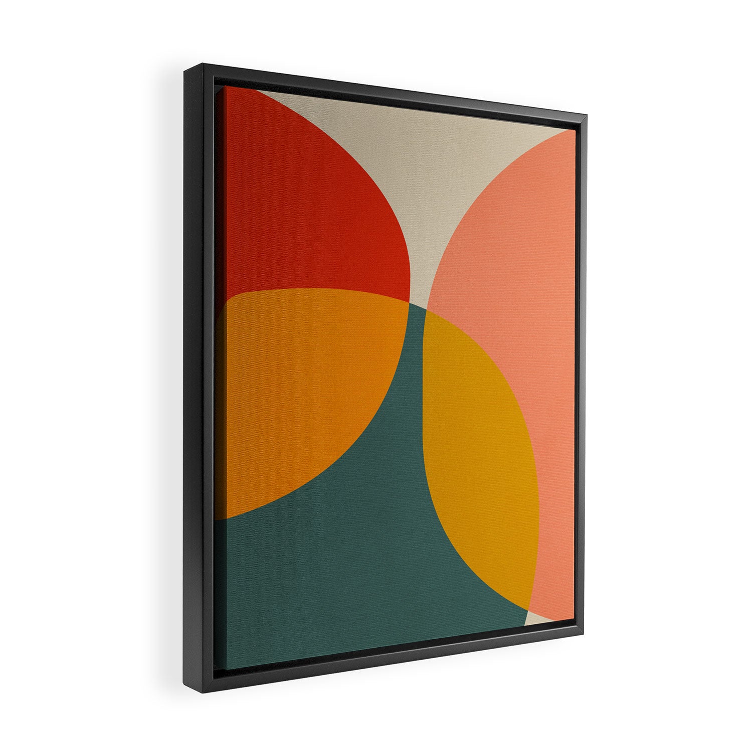 mid century bauhaus modern 2021 3 Framed Canvas Print Gallery Image 2