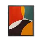 mid century bauhaus modern 2021 Framed Canvas Print Gallery Image 8