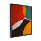 mid century bauhaus modern 2021 Framed Canvas Print Gallery Image 2