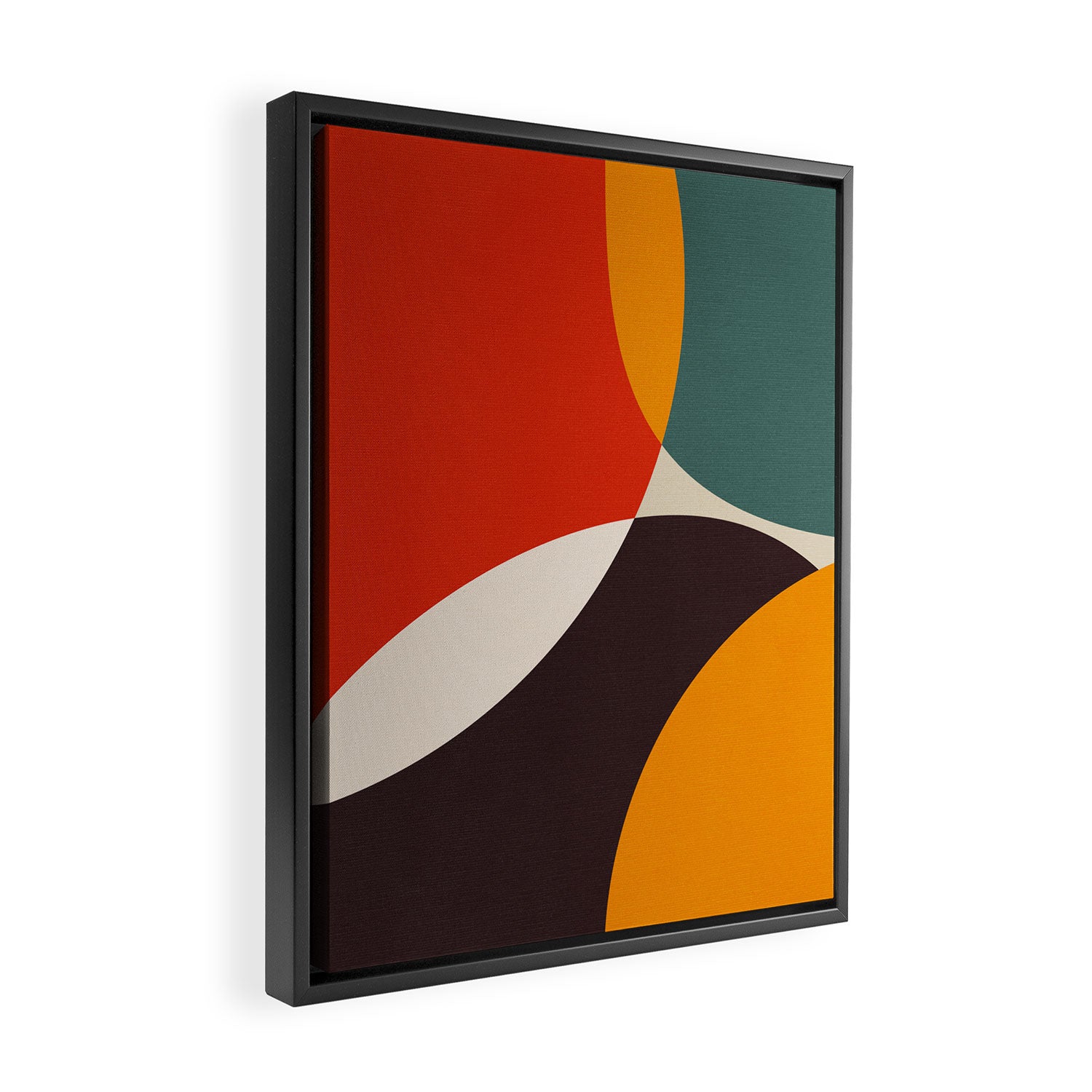 mid century bauhaus modern 2021 Framed Canvas Print Gallery Image 2