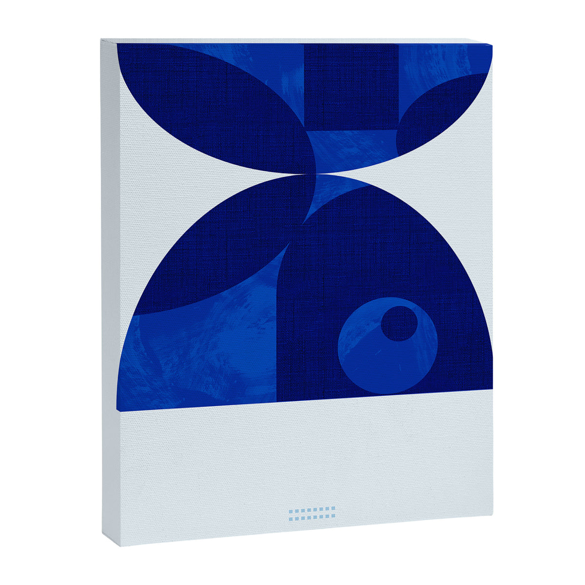 mid century blue Canvas Print Gallery Image 6