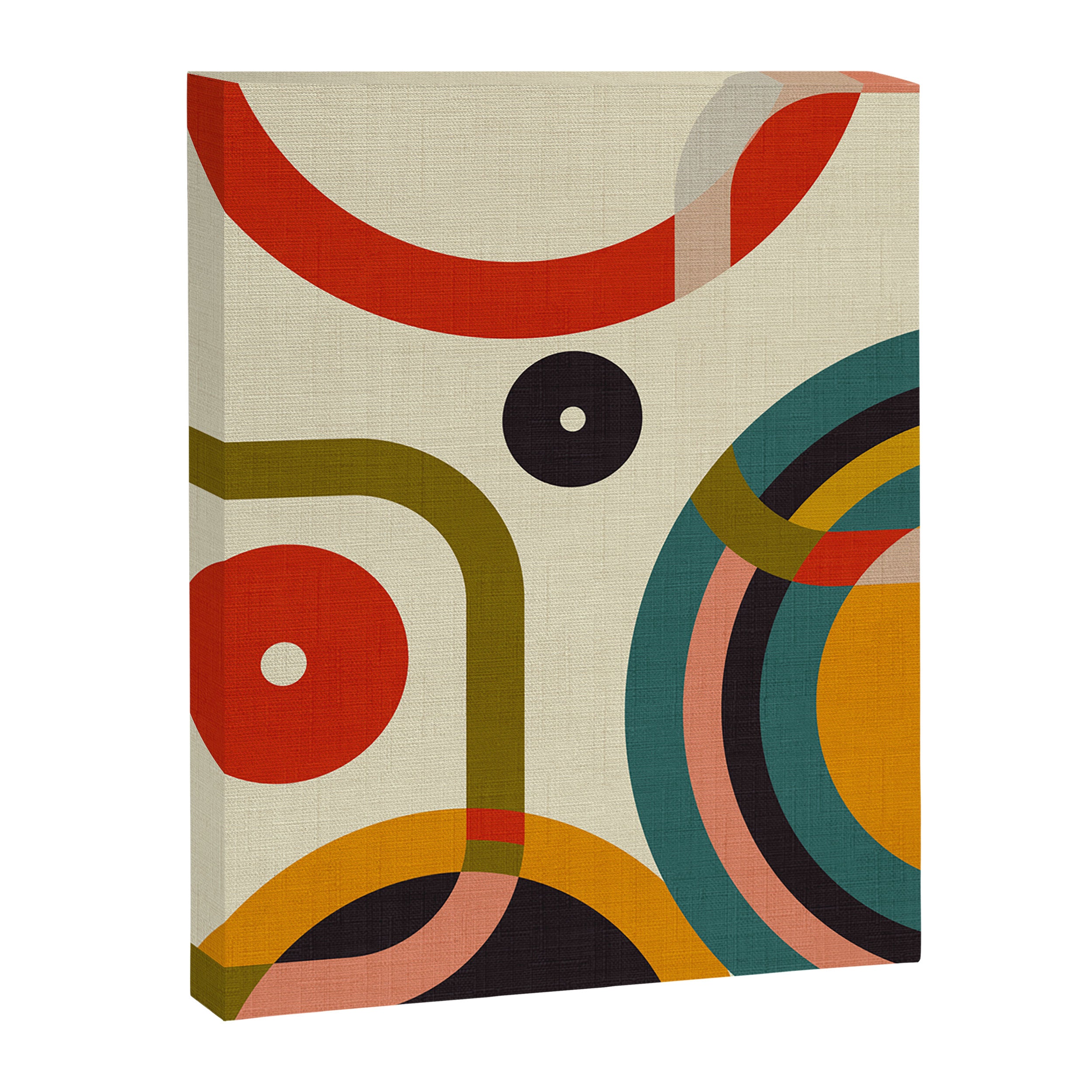 mid century cirque Canvas Print Gallery Image 6