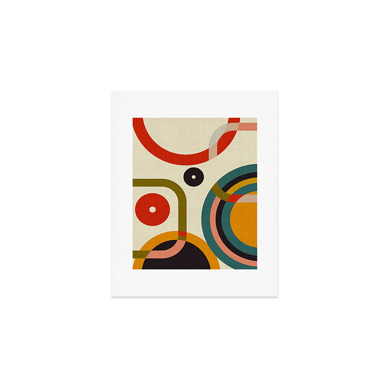 mid century cirque Art Print Gallery Image 1
