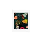 mid century garden shapes Art Print Gallery Image 1