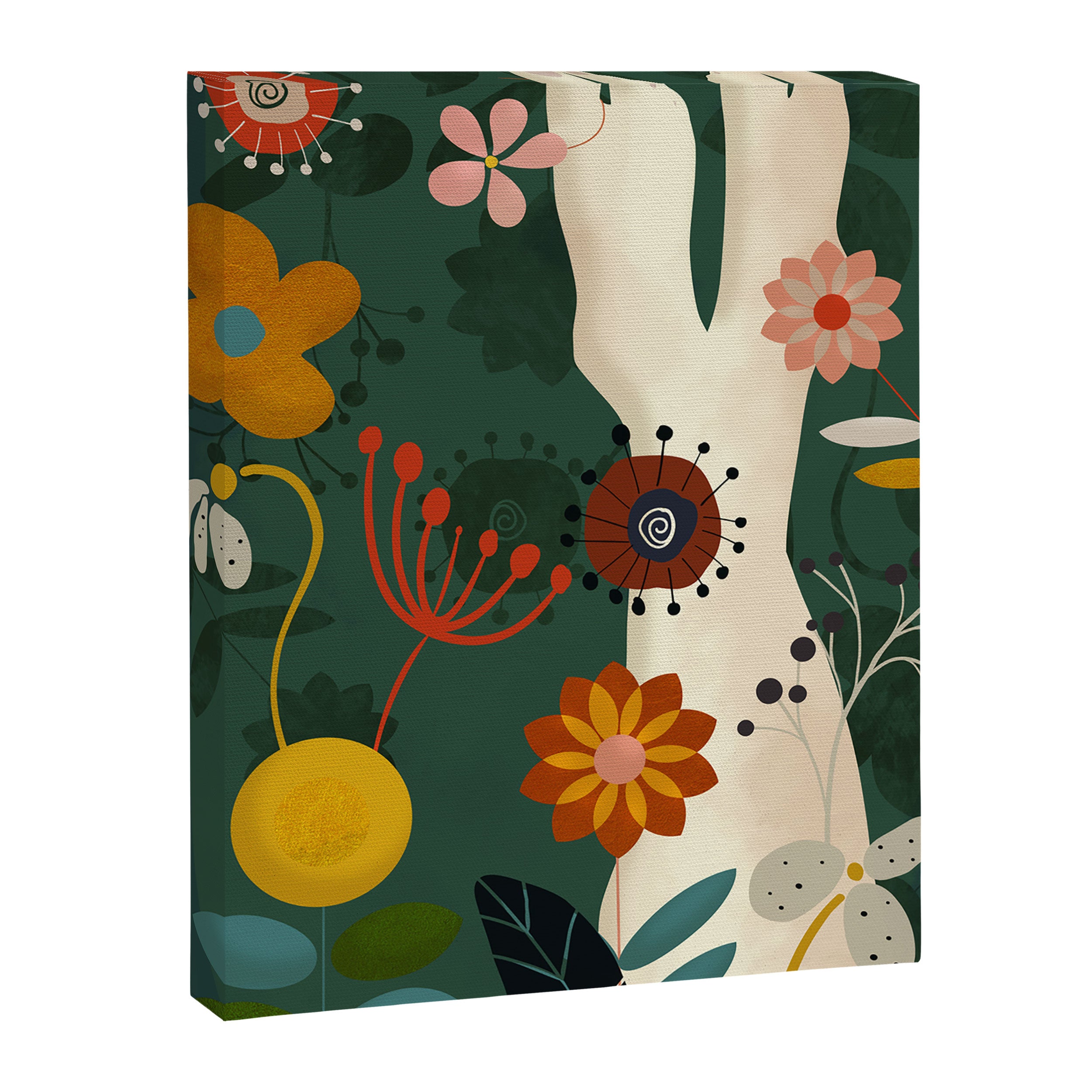 mid century garden summer relax Canvas Print Gallery Image 6