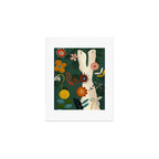mid century garden summer relax Art Print Gallery Image 1
