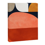 mid century geoemtric abstract autumn 3 Canvas Print Gallery Image 6