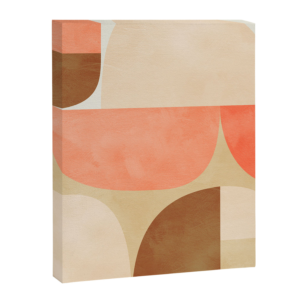 mid century geometric abstract 6 Canvas Print Gallery Image 6
