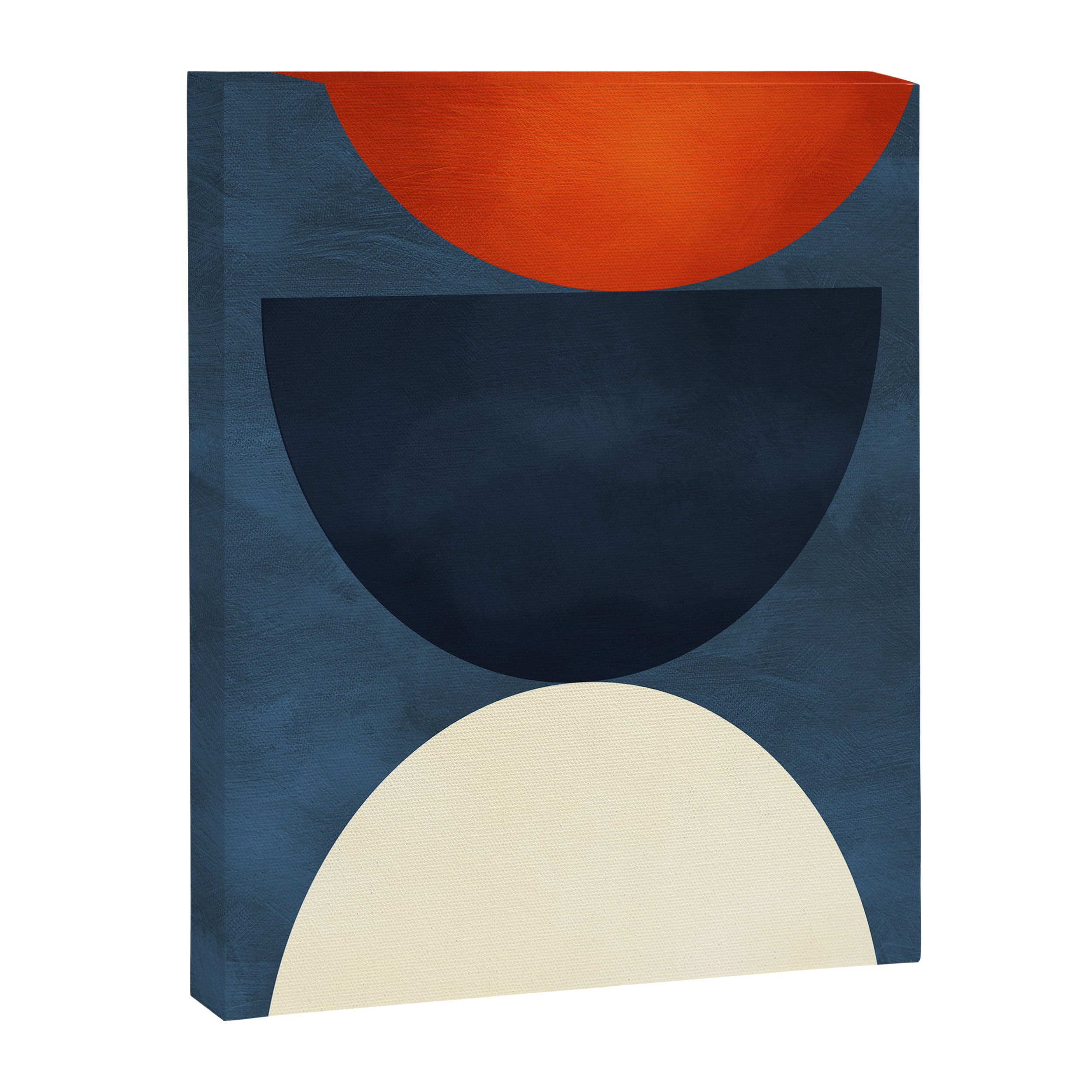 mid century geometric autumn 4 Canvas Print Gallery Image 6