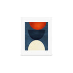 mid century geometric autumn 4 Art Print Gallery Image 1