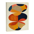 mid century geometric shapes autumn Canvas Print Gallery Image 6