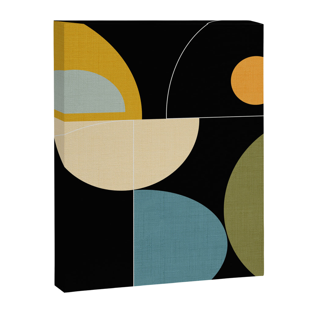 mid century geometric winter 2 Canvas Print Gallery Image 8
