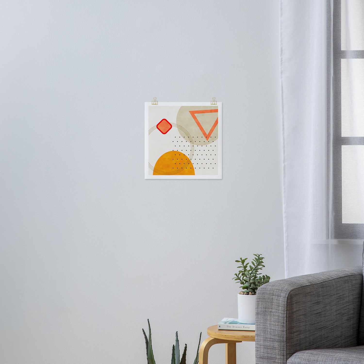 mid century geometry 2021 3 Art Print Gallery Image 3